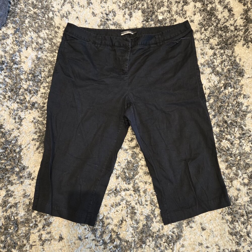 George Women’s Plus Size Capris | Size 20W | Black